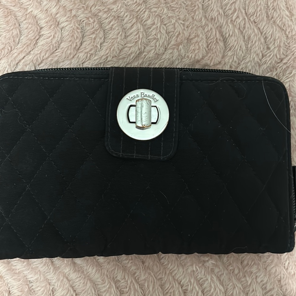 Vera Bradley Black hand wallet